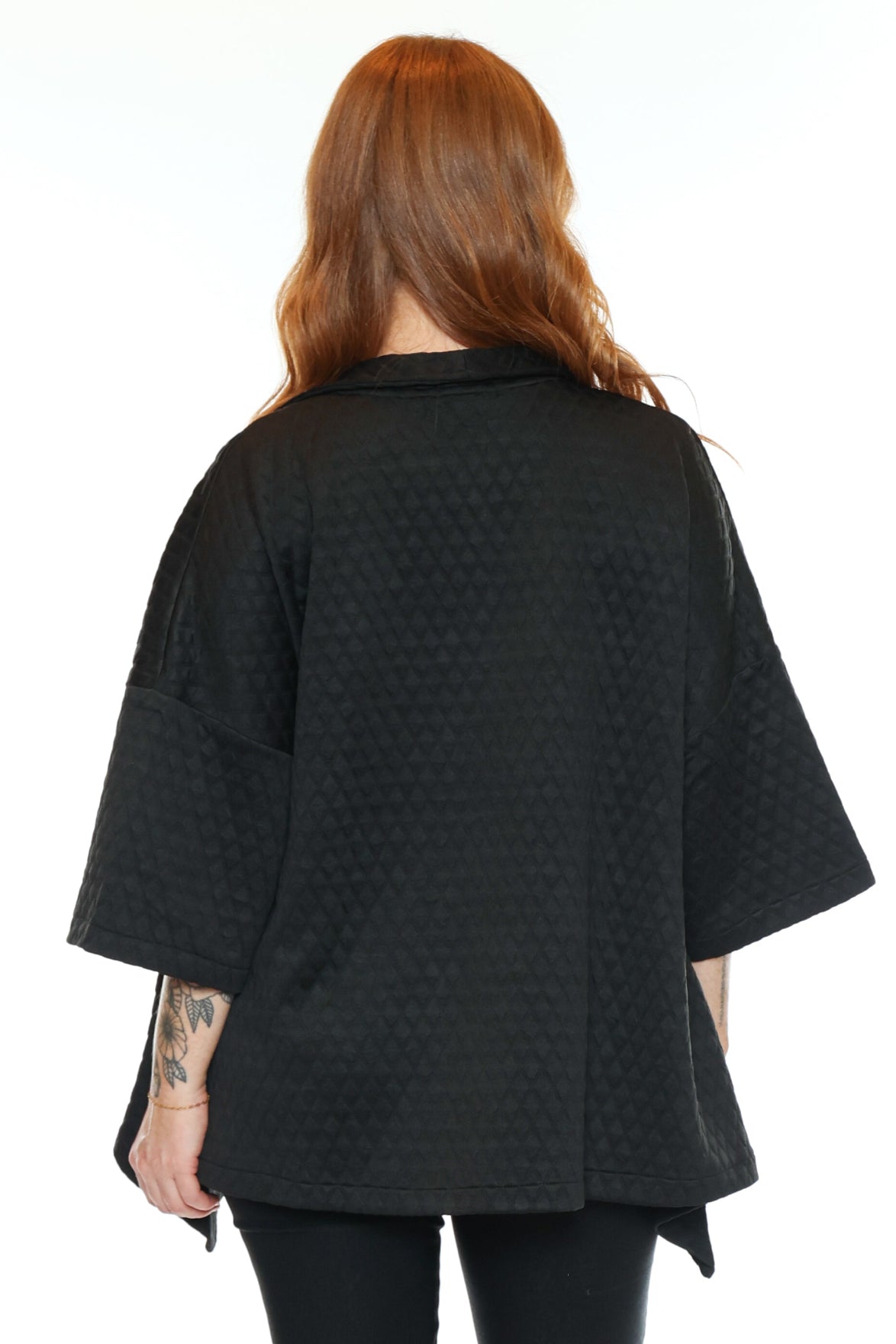 Quilted Cocoon Cardigan