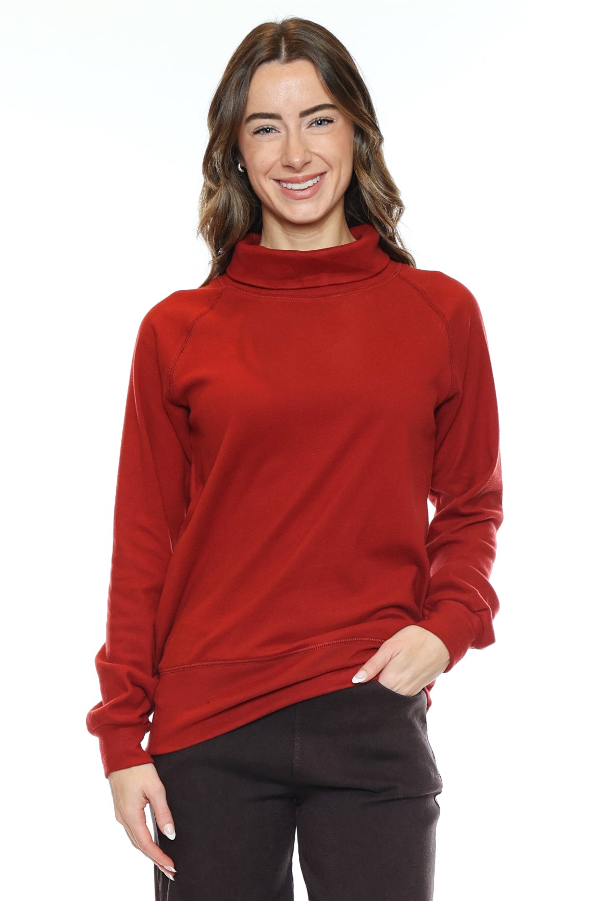 Everyday Mock Neck Pullover