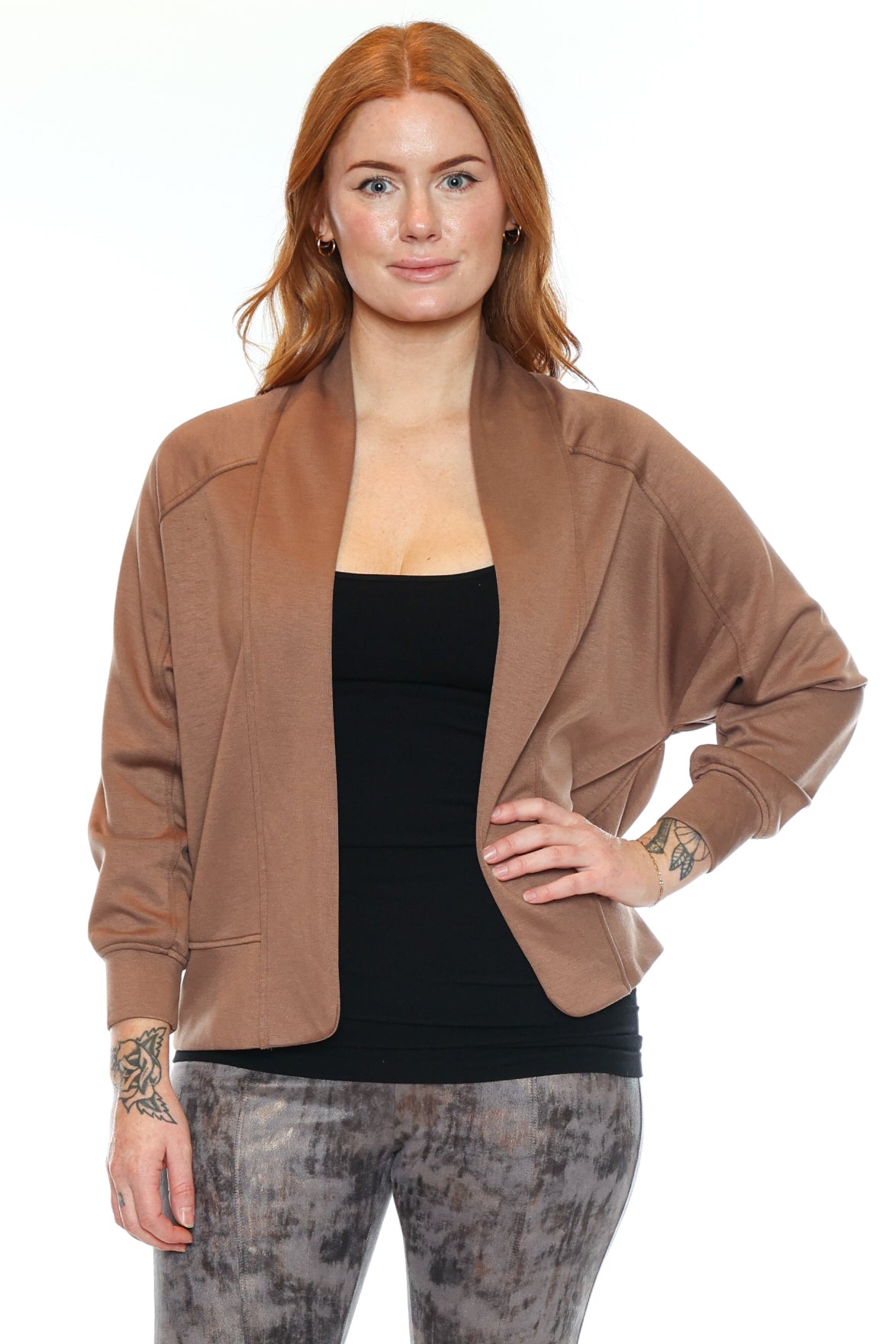 Everyday Comfort Open Front Jacket