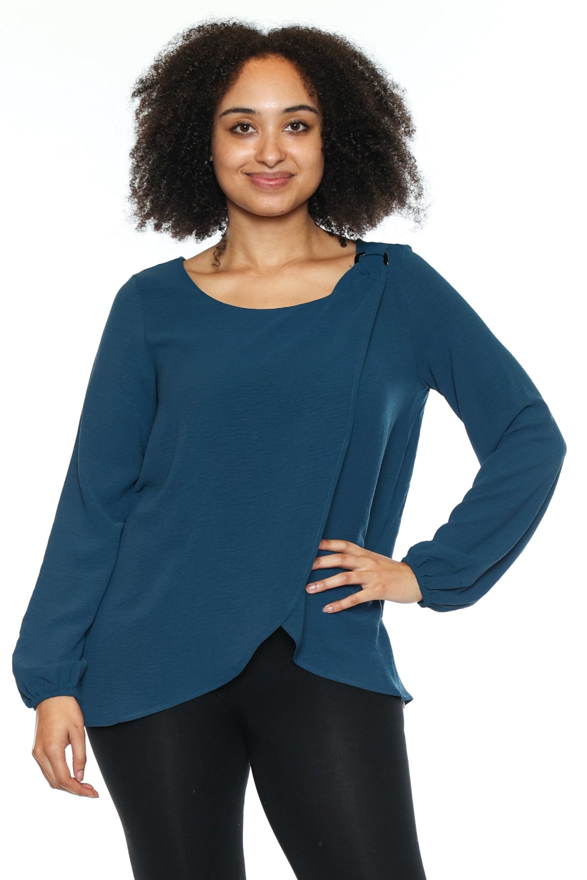Elegant Overlay Blouse