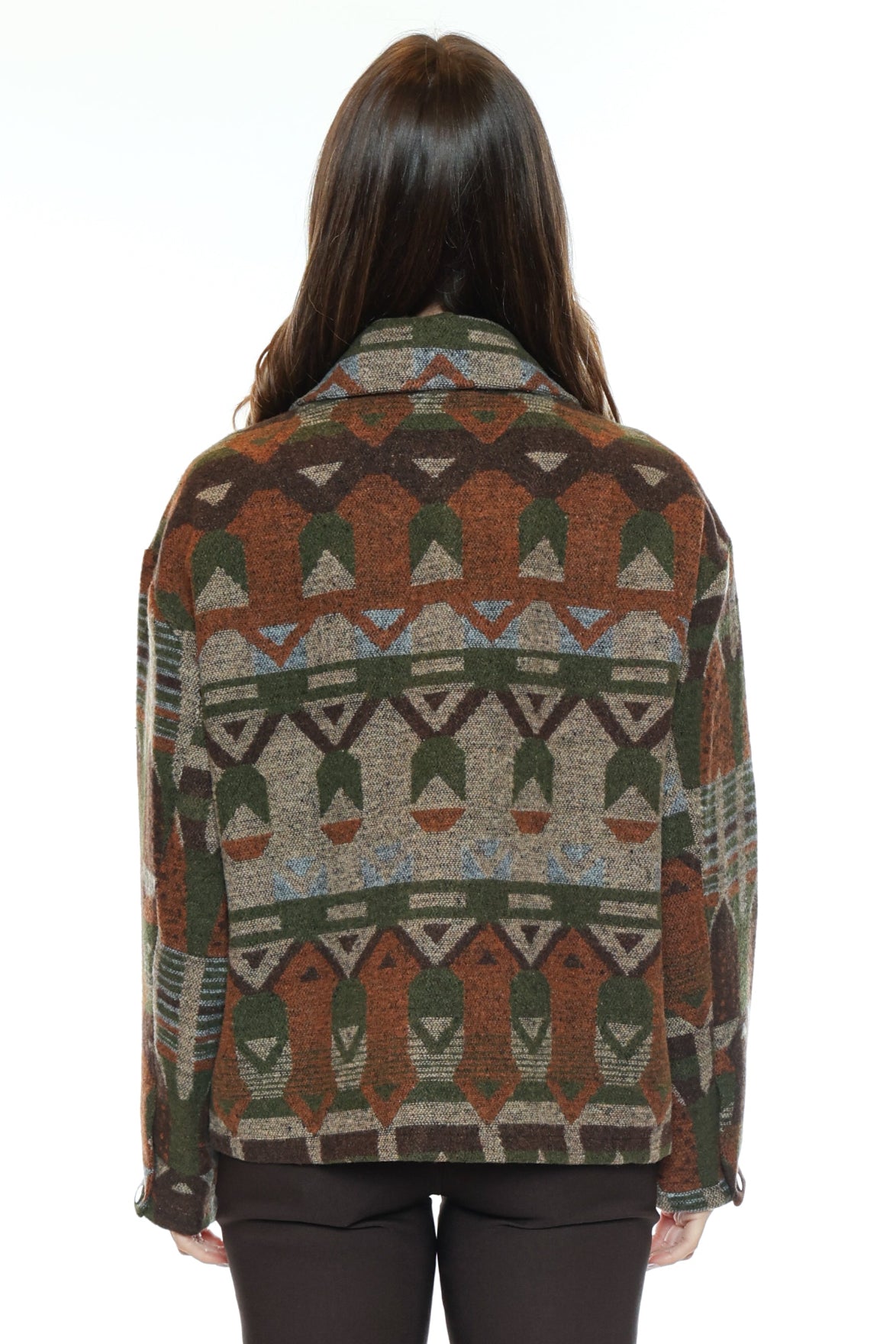 Southwestern Print Shacket