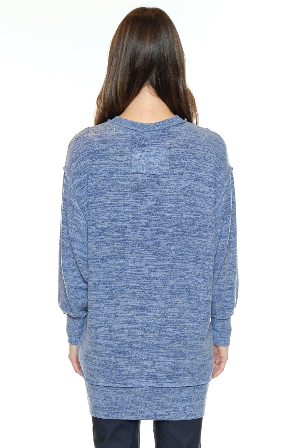 Relaxed Brushed Knit Tunic