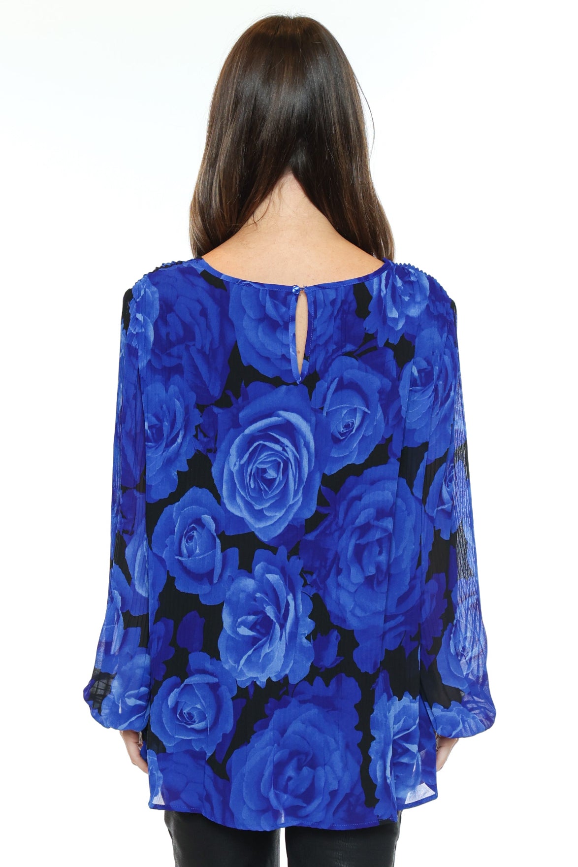 Cobalt Bloom Blouse