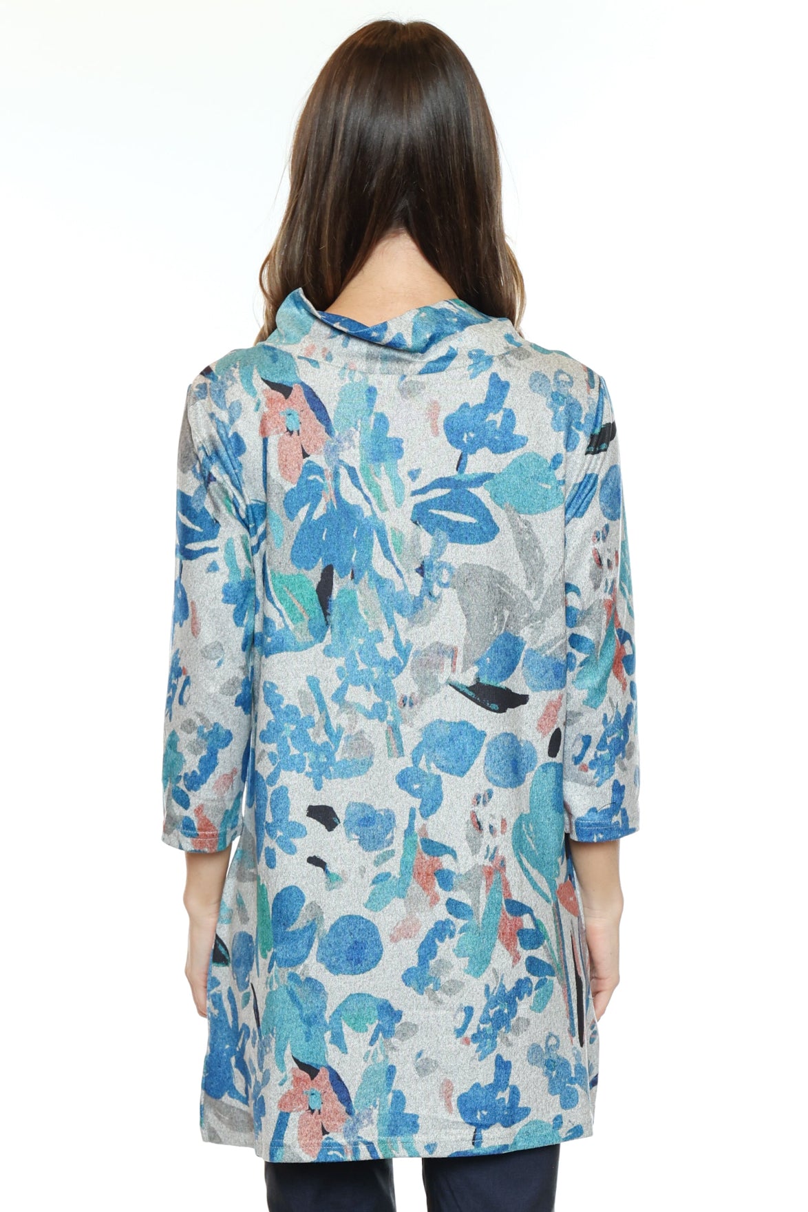 Floral Button Detail Tunic