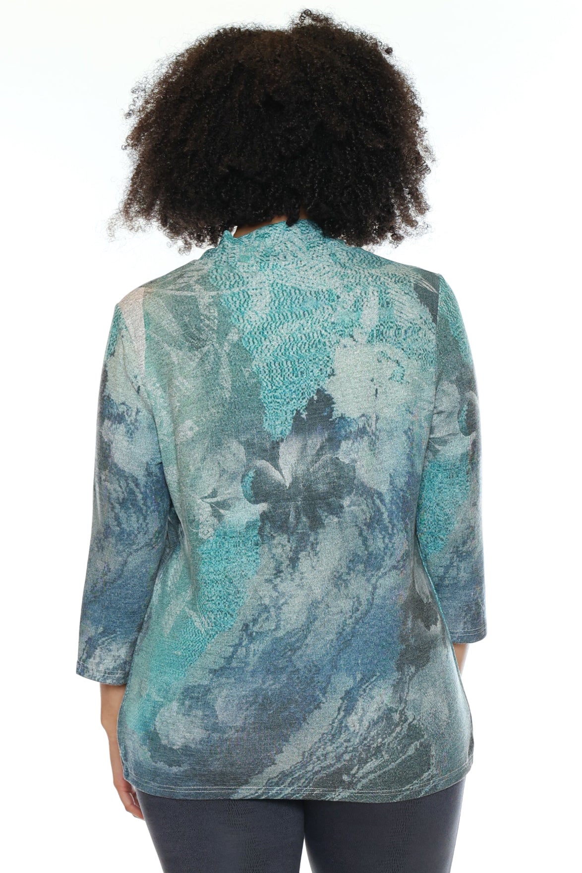 Printed 2-Piece Layered Top