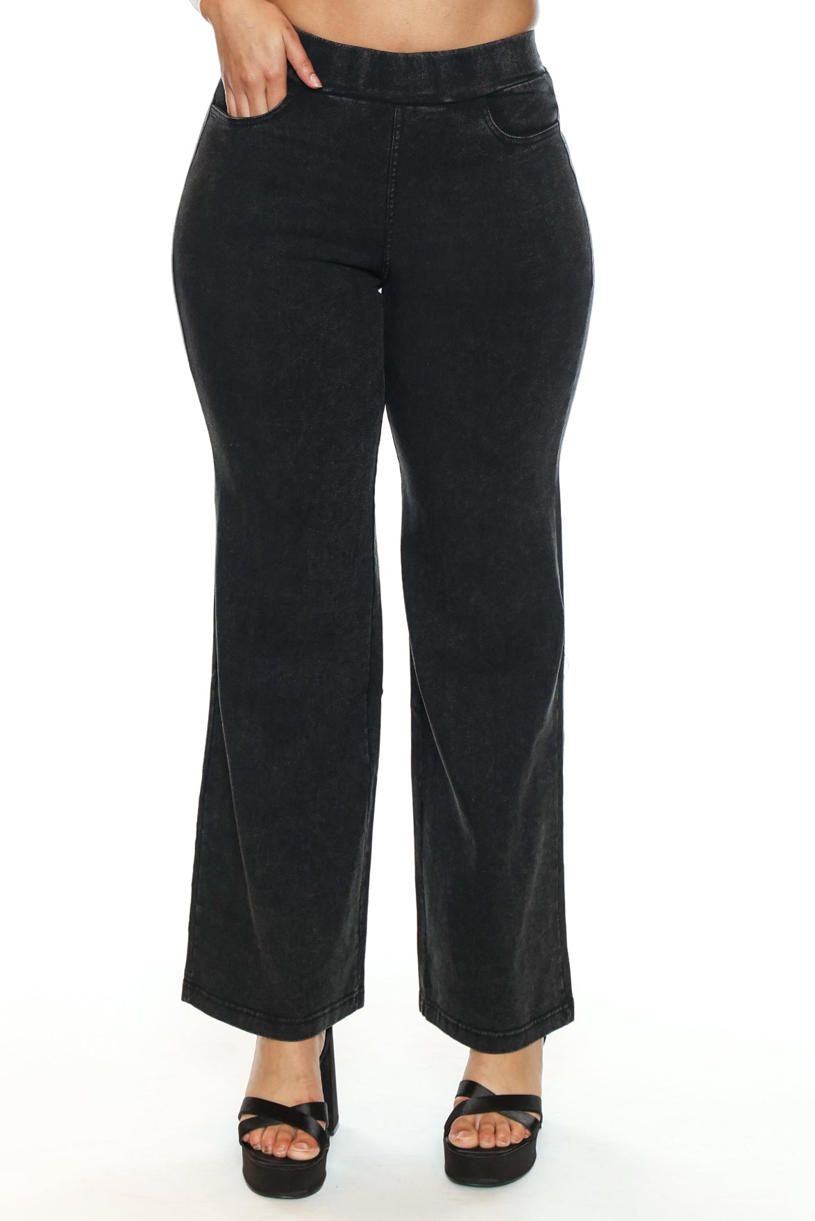 Everyday Comfort Wide Leg Pull-On Pants