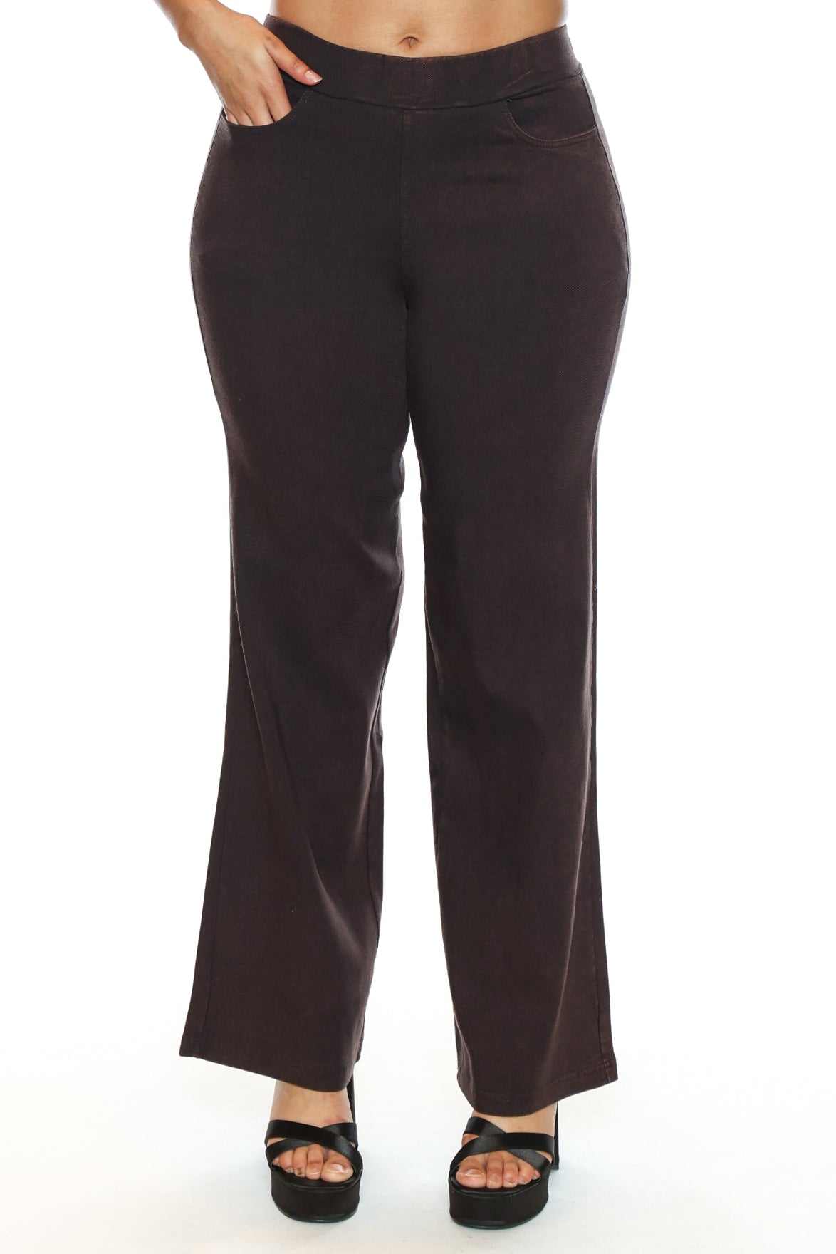 Everyday Comfort Wide Leg Pull-On Pants