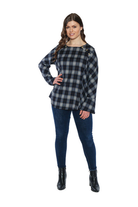 Mila Plaid Blouse