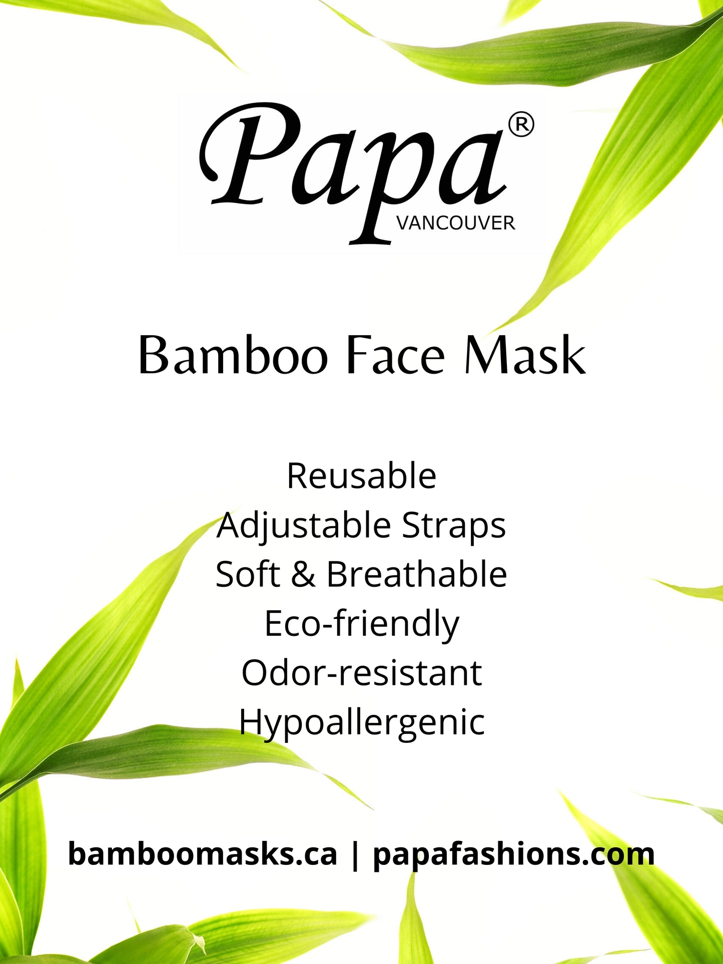 Bamboo Face Mask