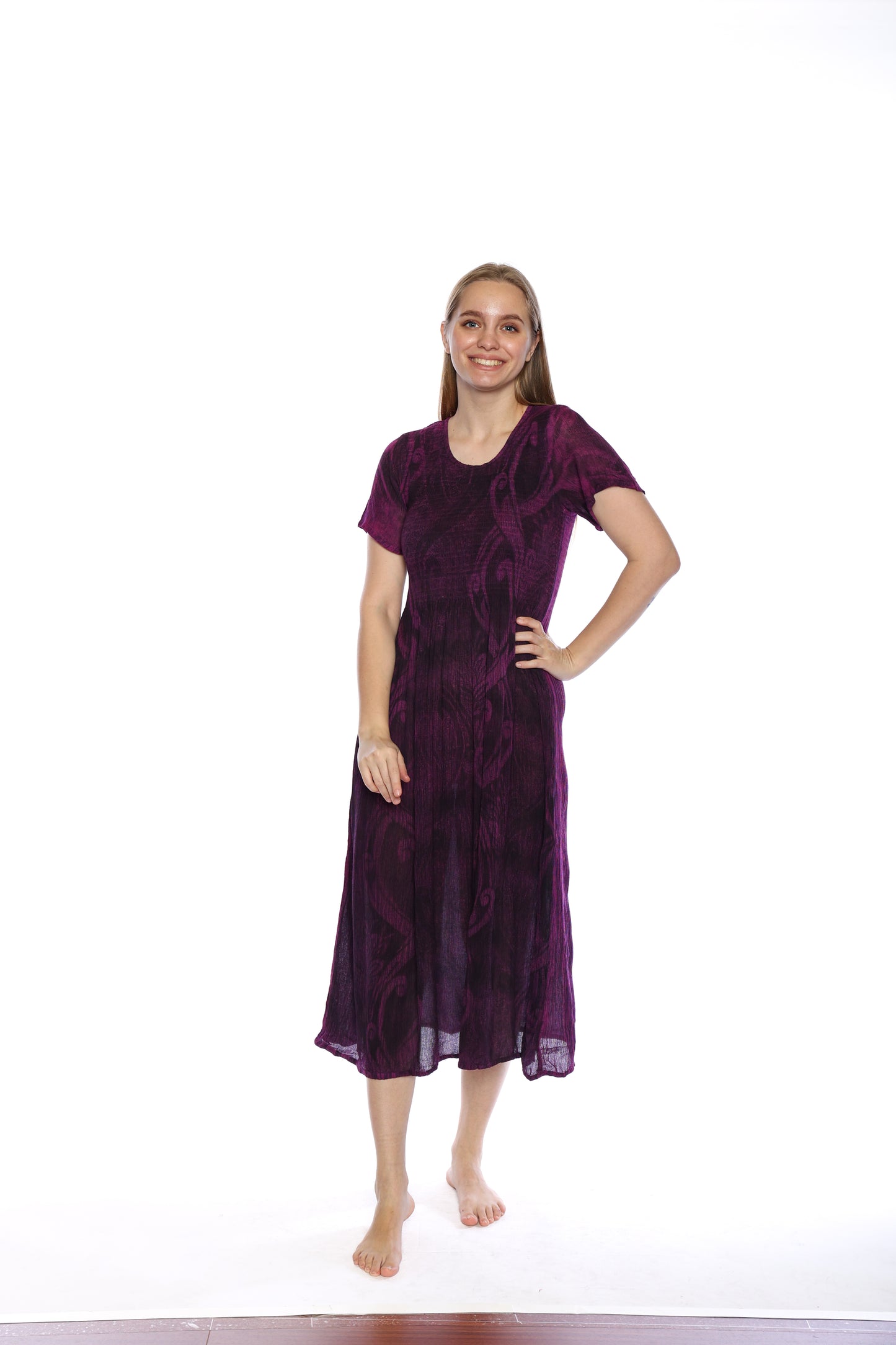 Rayon Smocking Dress