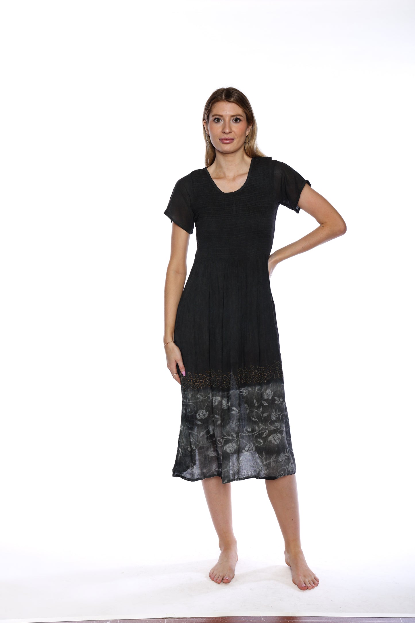 Rayon Smocking Dress